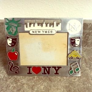 Jay Joshua I love NY metal picture frame
